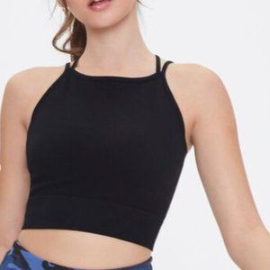 Seamless Caged Longline Sports Bra